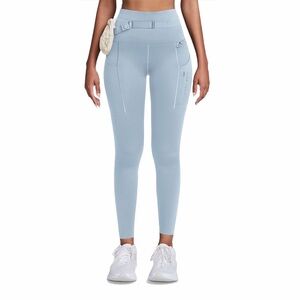 Nike Trail Go Women's High-Waisted 7/8 Leggings + Detachable Pack Blue Sz. M